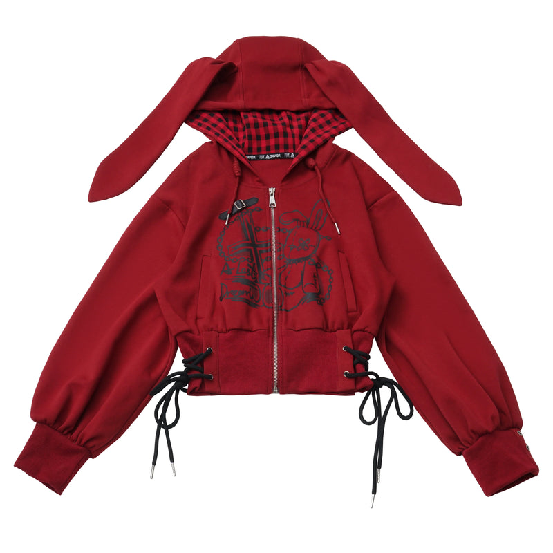 Rabbit Hoodie + Skirt
