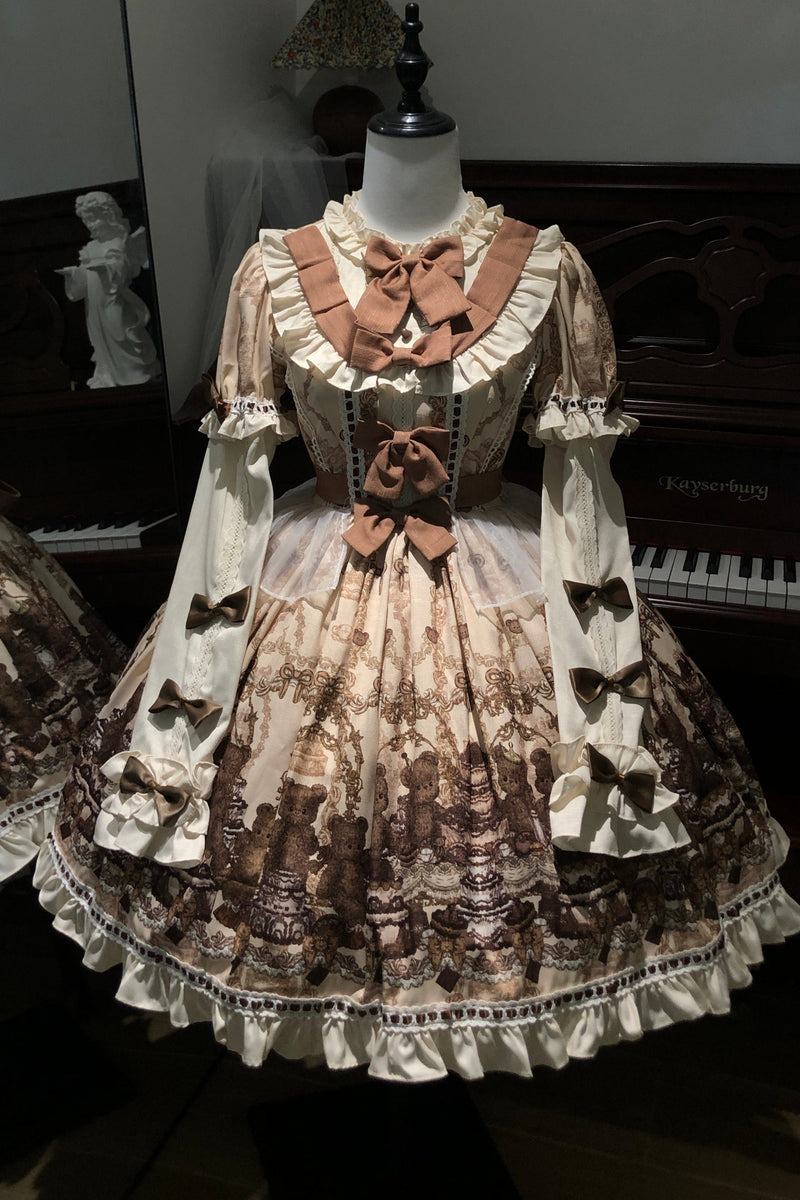 Antique Doll Ruffle Lolita Dress
