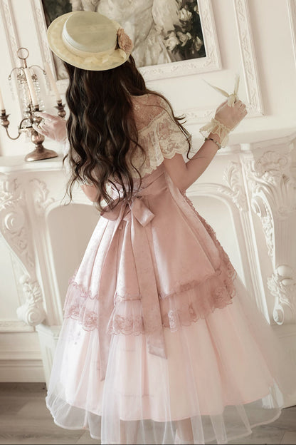 Sweet Pink Rose Lolita Set