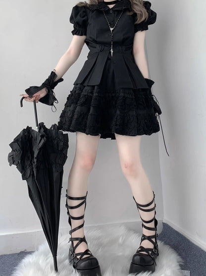 Roman Strap Punk Subculture Y2k Platform Shoes