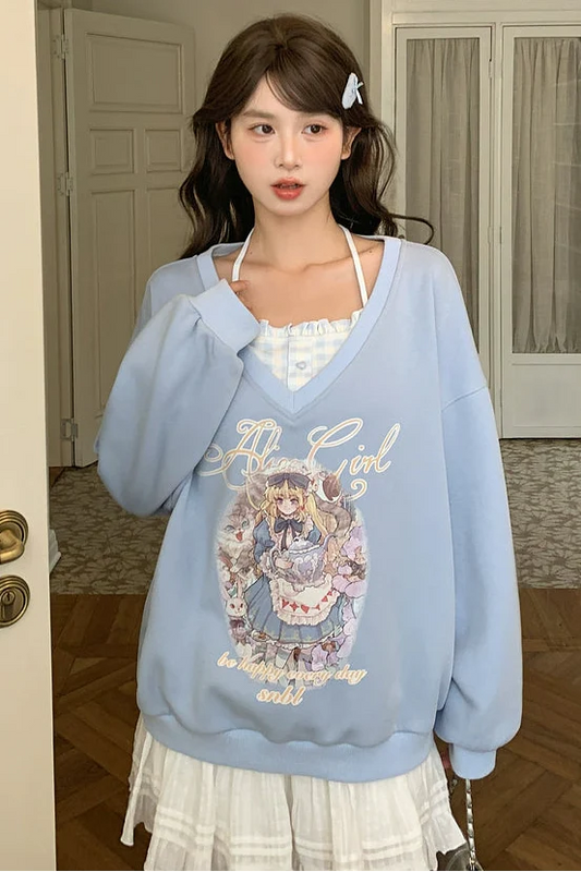 Fairy Tale Fleece Lined Top