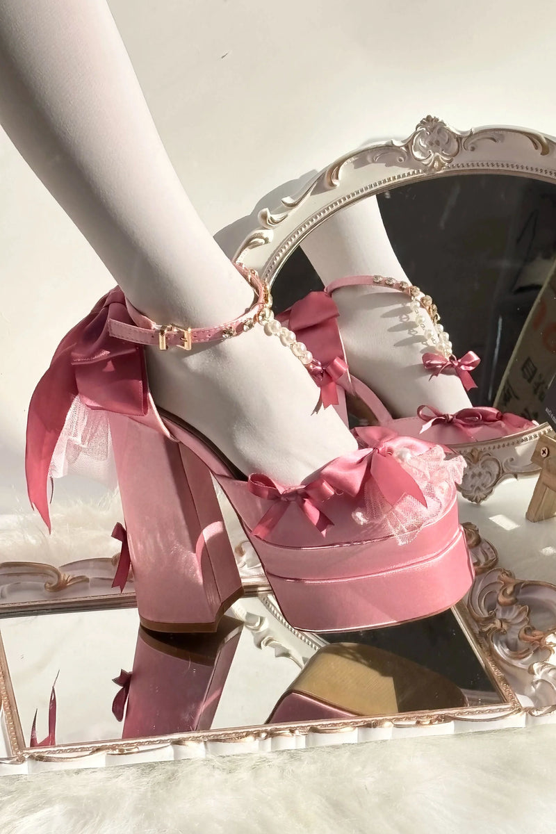 [pre-order] Loli Girl Ribbon Shoes