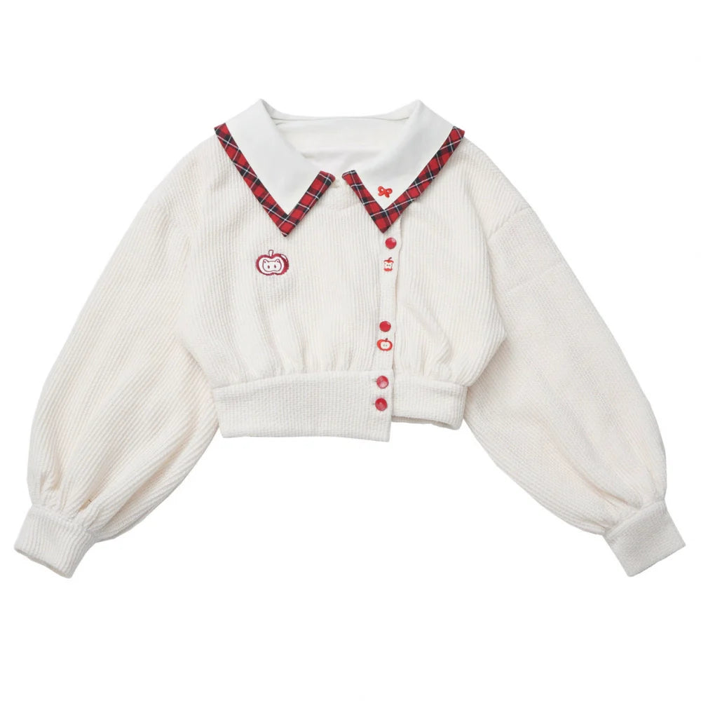Fruit Milk Hooded Jacket + Top + Pants + Leg Warmers