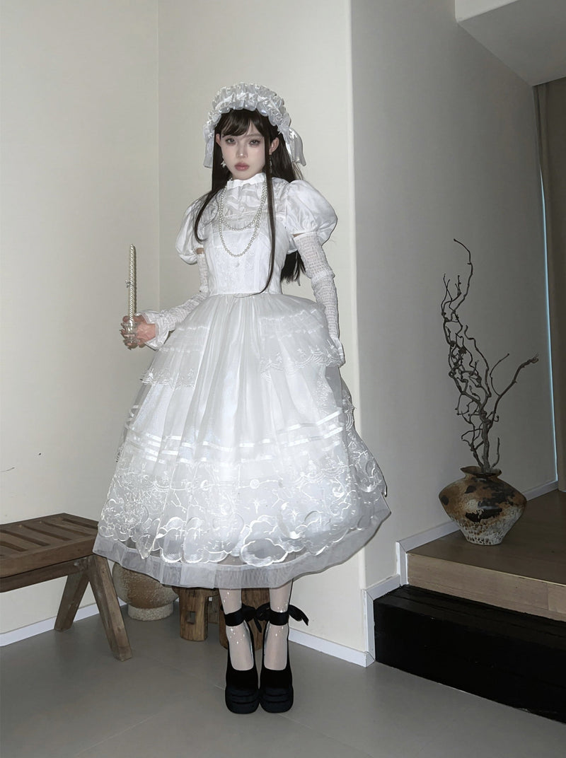 Summer Tiered Lolita Dress + Lolita Jumper Skirt