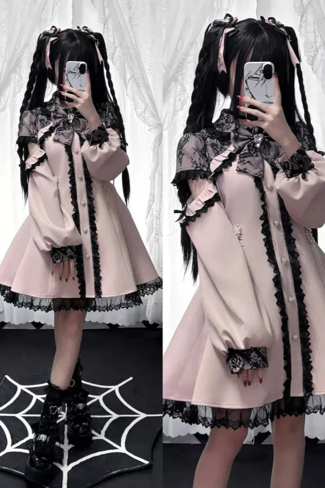 [pre-order] Jirai Ribbon Off-shoulder Dress