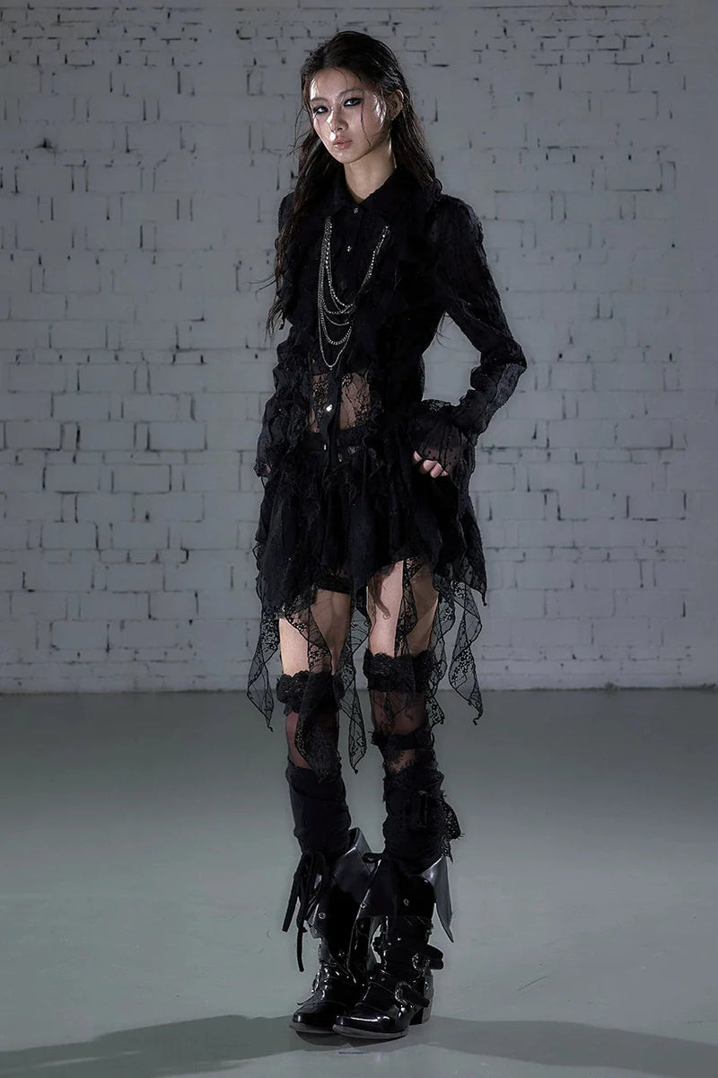 Romantic Punk Lace Dress