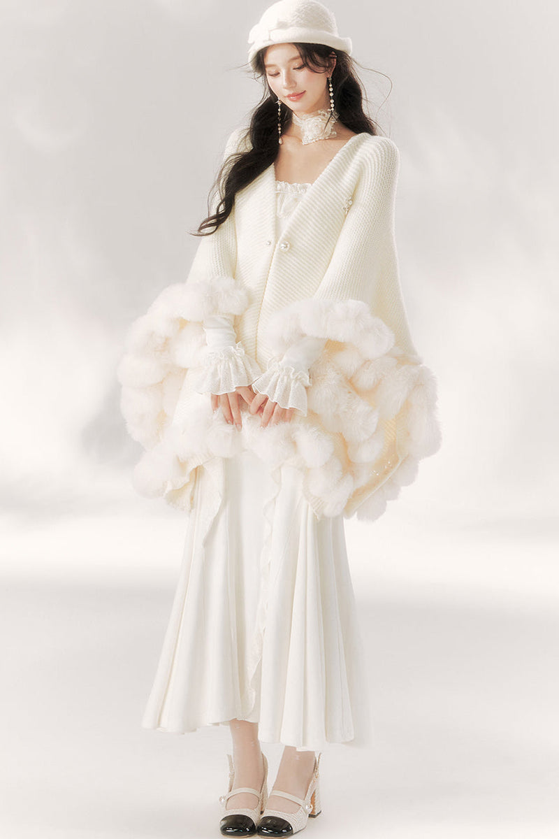 Open-neck Fishtail Dress