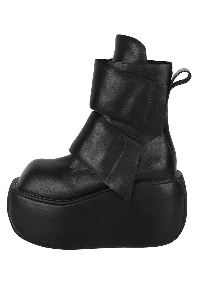 Dark Punk Mid-calf Boots