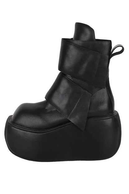 Dark Punk Mid-calf Boots