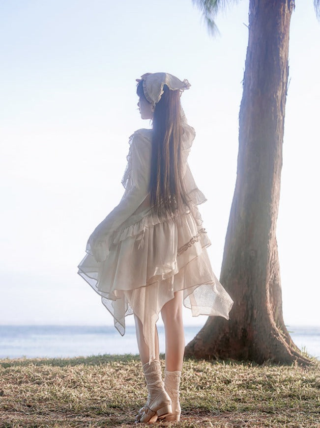 [pre-order] Light Rose Skirt + Cardigan