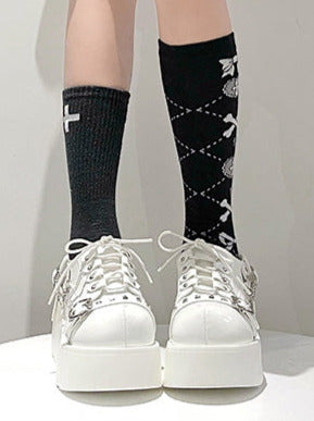 Lolita Punk Studded Platform Shoes