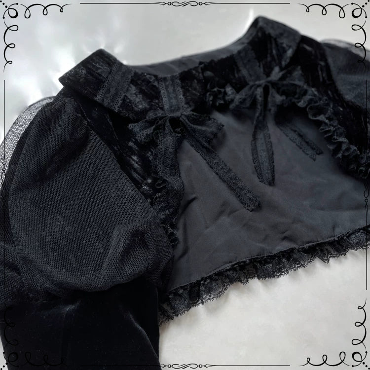 Gothic Doll Lolita Dress + Short Jacket