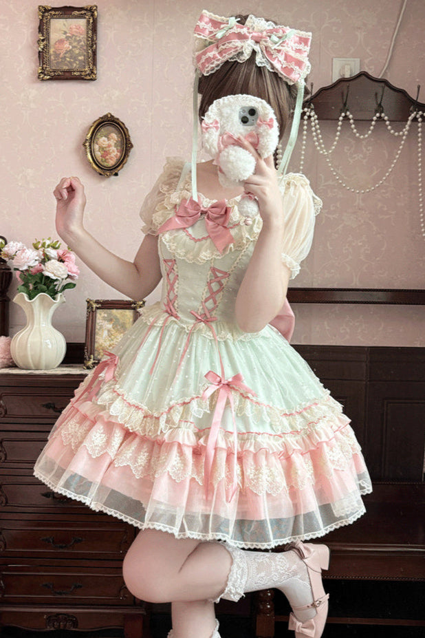 Candy House Sweet Ribbon Lolita Dress
