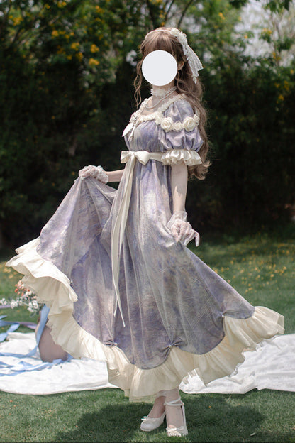 [order Deadline: December 30] Sun and Moon Poem Oil Paint Rose Dress Complete Set
