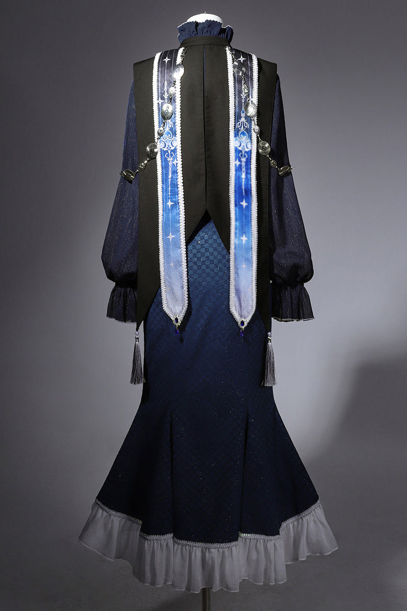 Court Style Dark New Chinese-style Mermaid Set