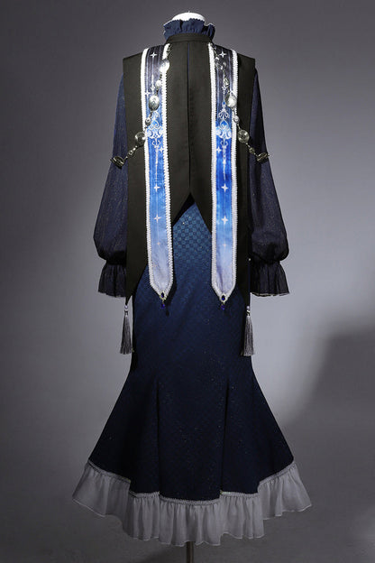 Court Style Dark New Chinese-style Mermaid Set