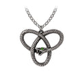 Eve's Triquetra Serpent Pendant Snake Goddess Necklace by Alchemy Gothic