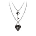 Key to Eternity Couples Pendant Necklaces by Alchemy Gothic