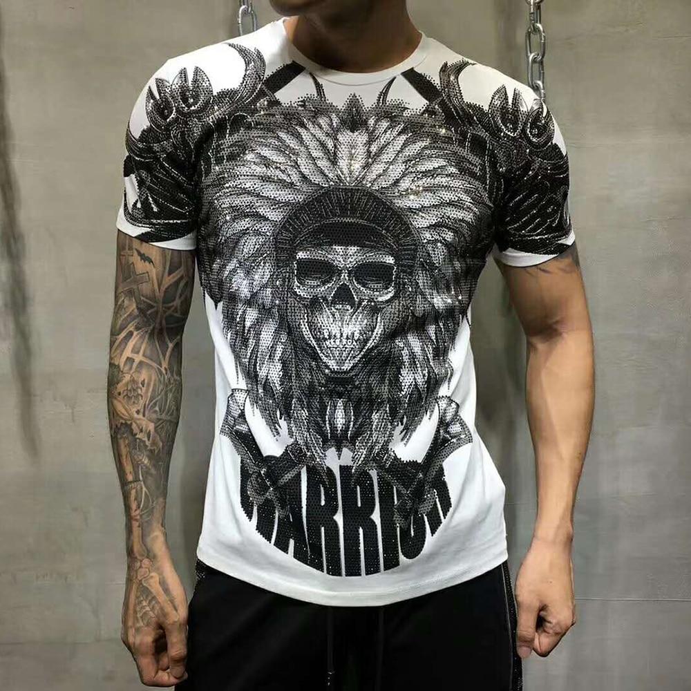 Rhinestone Skull T-shirt