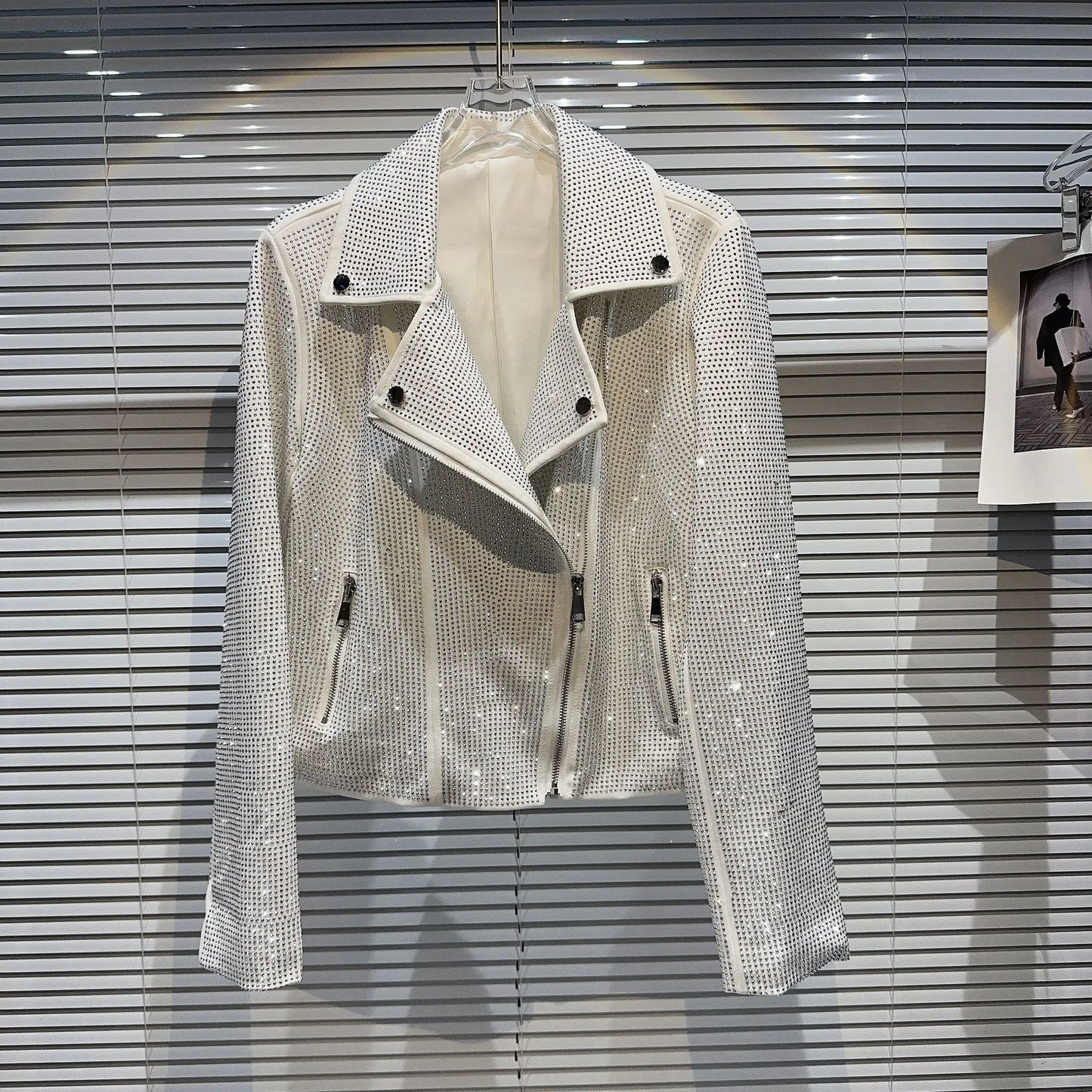 Diamond Leather Jacket