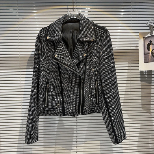 Diamond Leather Jacket