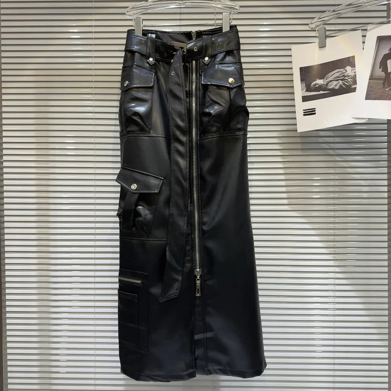 Leather Maxi Skirt