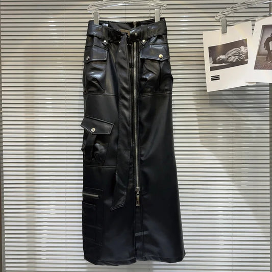 Leather Maxi Skirt