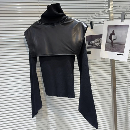 Flare Sleeve Top Black