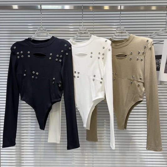 Long Sleeve Bodysuit Black
