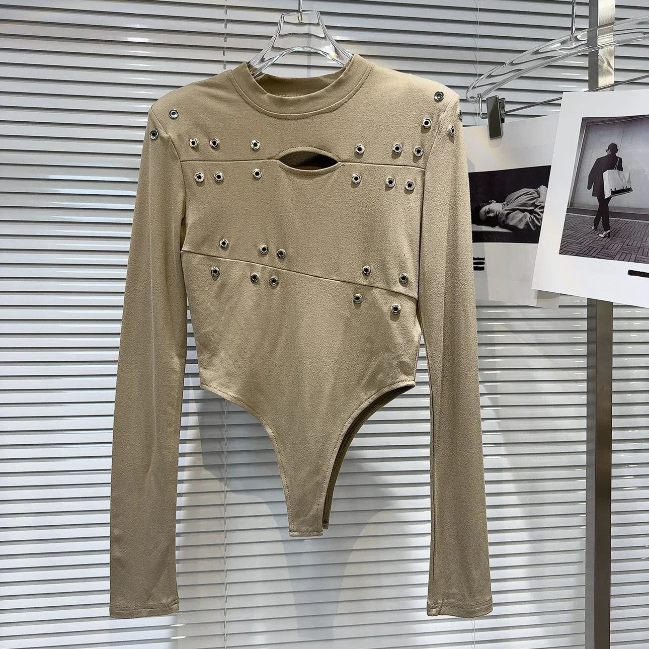 Long Sleeve Bodysuit Black