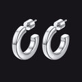 20/30/40/60/80mm Minimalist Hoop Earrings for