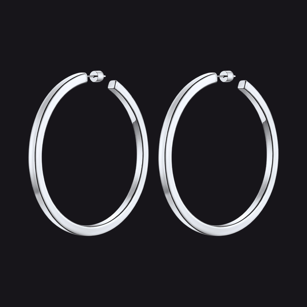 20/30/40/60/80mm Minimalist Hoop Earrings for