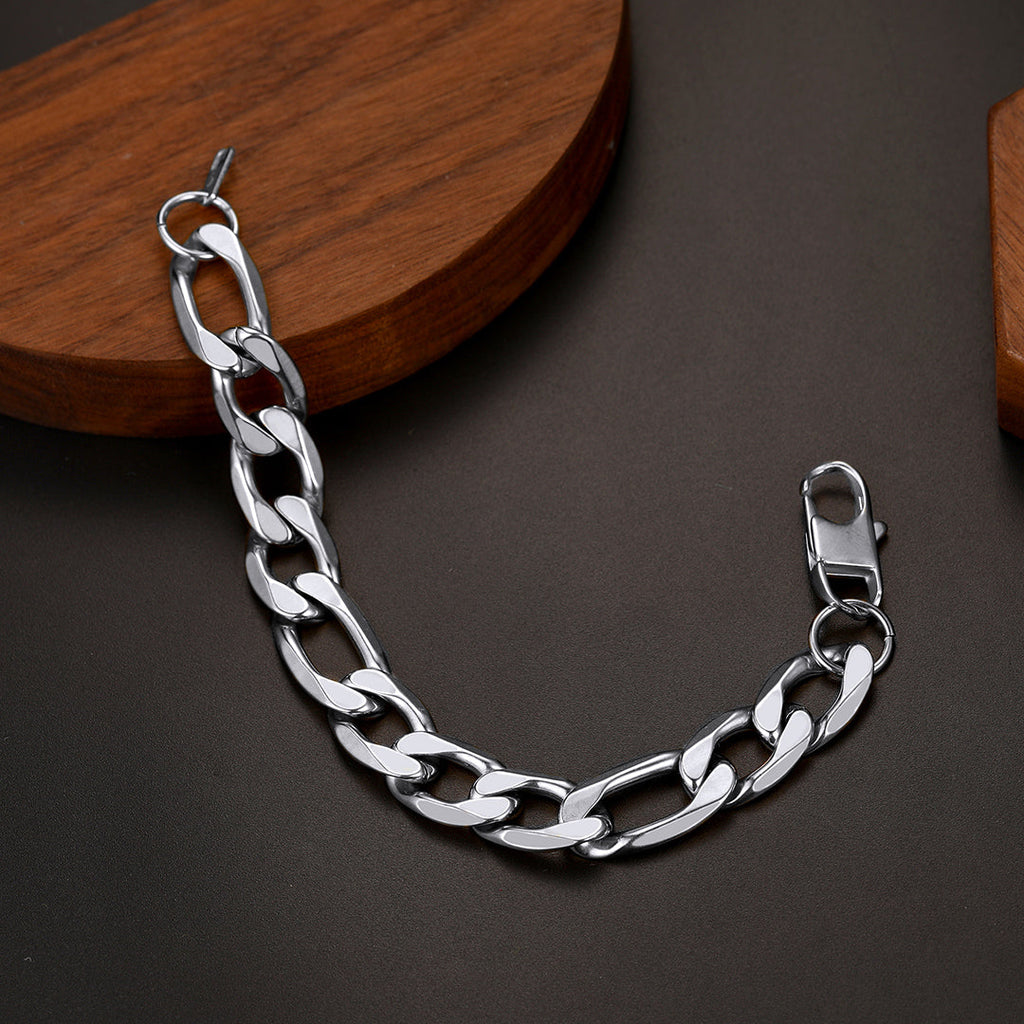 Figaro Link Bracelet for in Stainless Steel