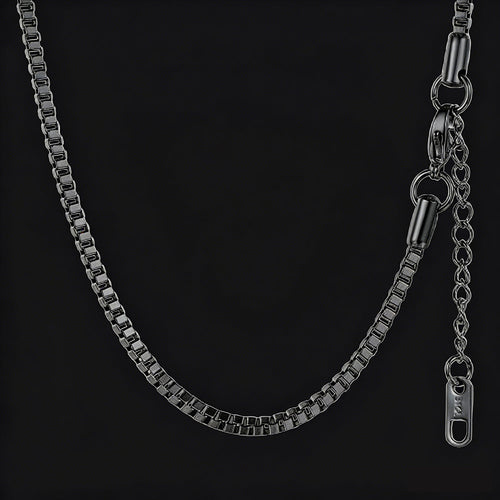 2.5mm Width Box Link Chain Necklace for