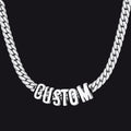 8mm Custom Name Cuban Chain Necklace for
