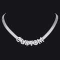 5mm Personalized Name Choker Chain Necklace for