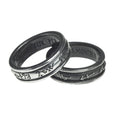 Demon Black & Angel White Ring - Alchemy Gothic Stackable Matching Ringbands