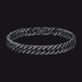 Cuban Chain Bracelet Gift for /dad/son, 8/12/17mm Width