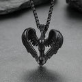 Phoenix Heart Pendant Necklace for