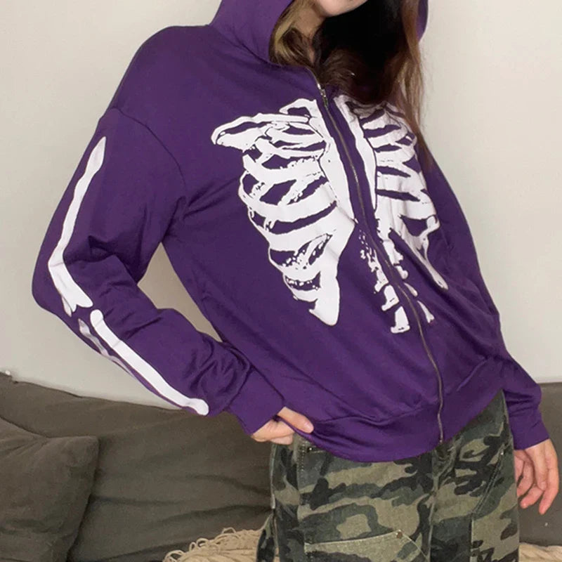 Gothic Sweatshirt Purple