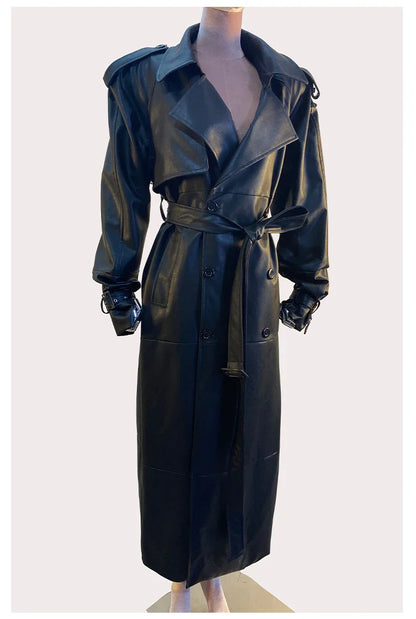 Leather Trench Coat