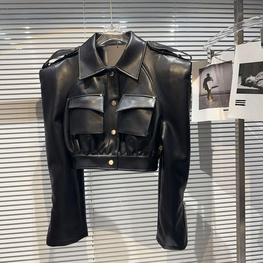 Faux Leather Jacket