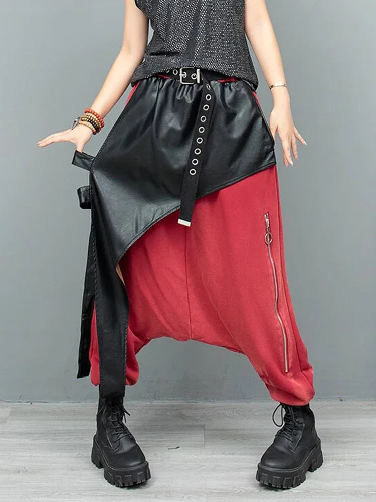 Gothic Leather Trousers Black