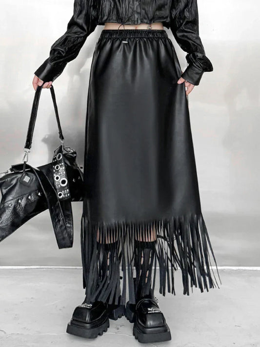 Leather Maxi Skirt