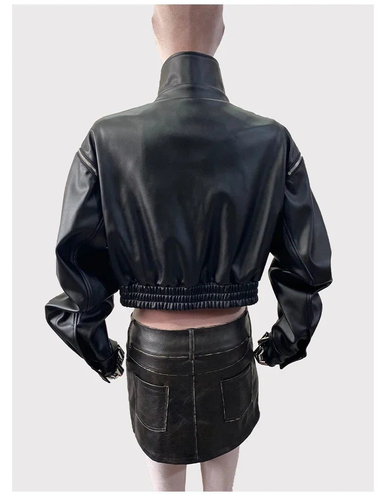 Short Leather Jacket