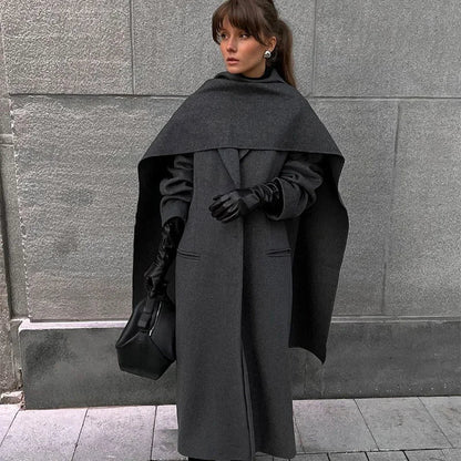 Oversized Overcoat Gray