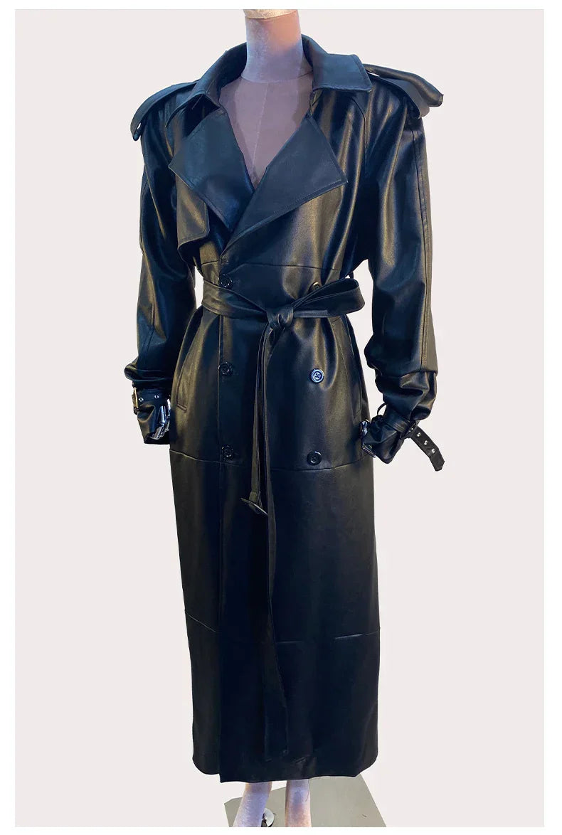 Leather Trench Coat