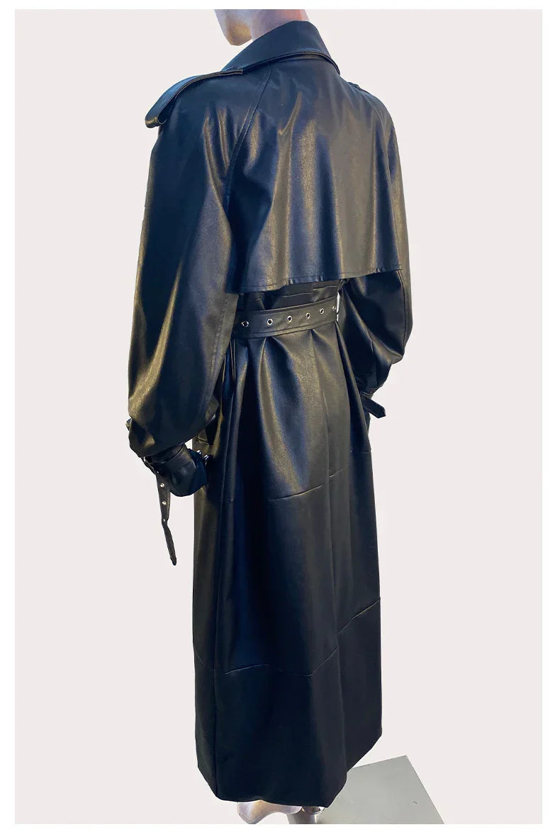 Leather Trench Coat