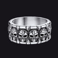 Skull Evil Teeth Stainless Steel Ring for