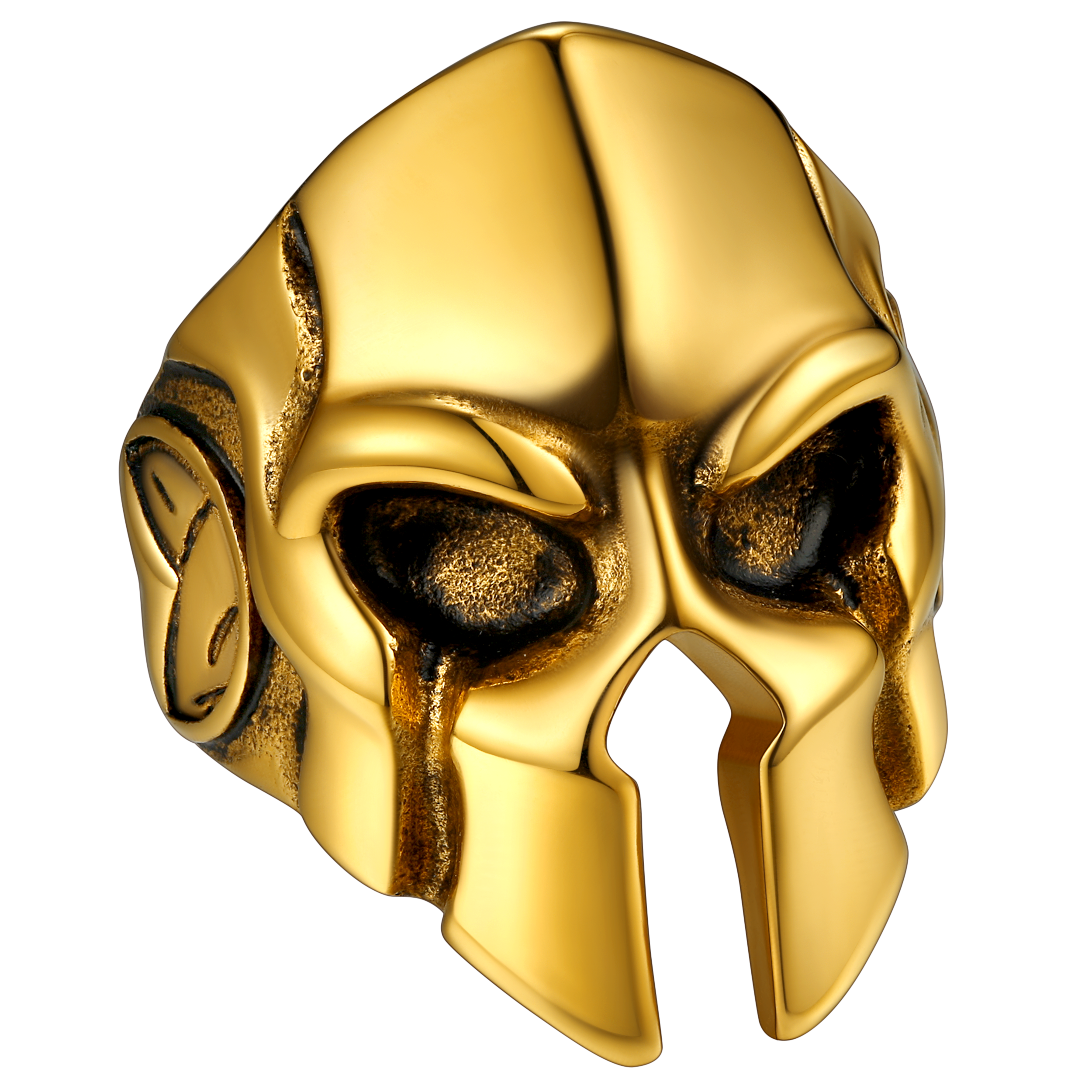 Flash Stainless Steel Spartan Helmet Rings for